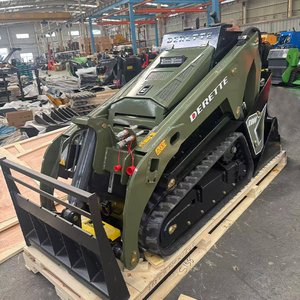 آلة كوبوتا 25 حصان لتحريك التربة، لودر صغير انزلاقي التوجيه V1000 يعمل بالديزل، آلة بناء انزلاقية التوجيه - Product Image 3