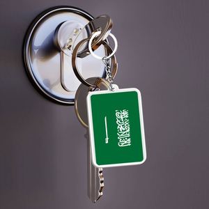 Wholesale Custom Saudi Arabia Commemorative Keychain Acrylic Material Double-Sided Printing Exquisite Workmanship - Product Image 5