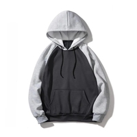Sweat-shirt à capuche décontracté pour homme, style streetwear hip-hop, nouvelle mode, logo personnalisé, haute qualité, couleur contrastée, coupe ample.