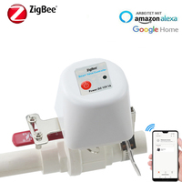Tuya zigbee 3.0 vanne de gaz d'eau intelligente télécommande sans fil vanne d'arrêt d'eau automatique pour le contrôle d'irrigation de jardin de ferme