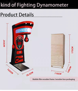 Máquina recreativa de boxeo operada con monedas, para adultos, con sistema de <span class=keywords><strong>redención</strong></span>, probador de fuerza de puñetazos y patadas, deporte divertido con regalo, en venta. - Product Image 6