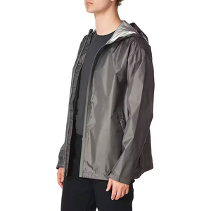 2025 extérieur hommes toile sport coupe-vent veste sport décontracté fermeture éclair avec col montant OEM pulvérisation conception pour l'alpinisme - Product Image 5