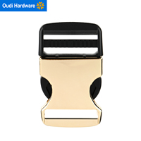 Vente en gros d'usine, boucles métalliques à dégagement rapide de 25 mm (1 pouce) pour sacs à main, accessoires pour animaux de compagnie