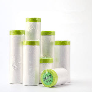 Utilizzo della protezione dell'auto <span class=keywords><strong>nastro</strong></span> industriale in plastica monouso in HDPE per pellicole per mascheratura automobilistica per la protezione della pittura - Product Image 1