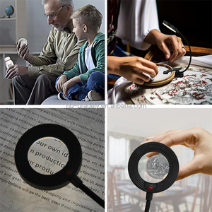Portable Magnifying Glass <strong>Reading</strong> <strong>Light</strong> Type-C Rechargeable LED Clip Book <strong>Reading</strong> <strong>Light</strong> with 3X <strong>Magnifier</strong> - Product Image 5