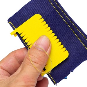 Herramienta de costura a mano con guía de costura ajustable de 1.5-4 mm, regla de costura portátil de plástico para costuras precisas. - Product Image 5
