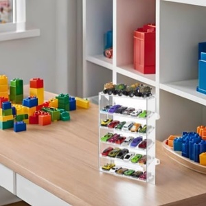 Transparent Acrylic 6-Tier Display Case for 48 Toy <strong>Cars</strong> Eco-Friendly for <strong>Matchbox</strong> <strong>Cars</strong> for Showcase - Product Image 4