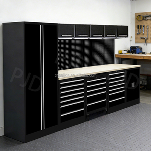 Système de rangement de garage OEM/ODM, poste de travail modulaire, armoire personnalisée, établi de garage avec tiroirs en métal - Product Image 2