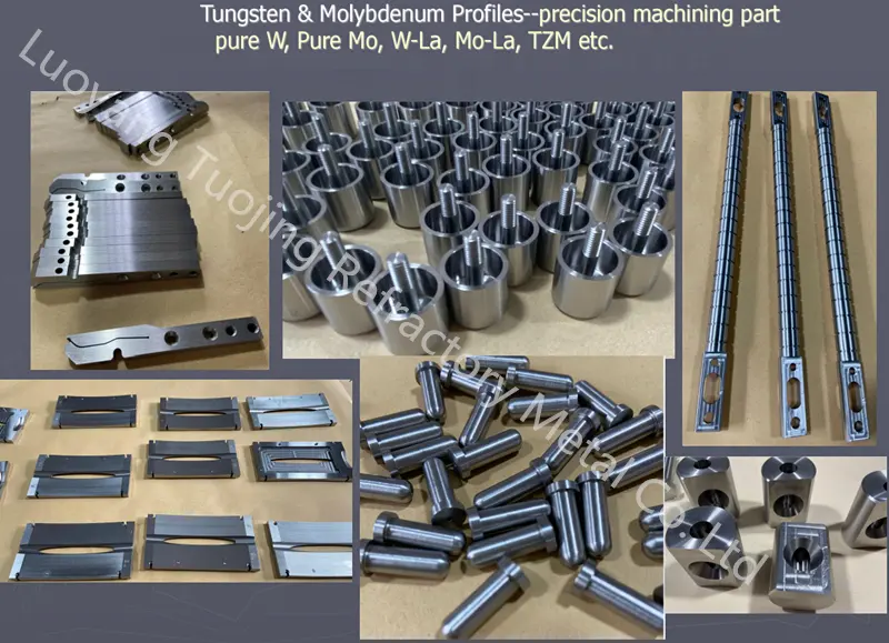 Tungsten-lantan alaşım parçası tungsten alaşım parçası WLa alaşım işlenmiş parçası