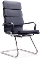 2024 chaise de bureau moderne en gros sans roues chaise de visiteur en cuir blanc de luxe bureau
