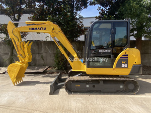 Sử dụng KOMATSU pc56 Máy xúc với lưỡi nhỏ cũ Máy 5ton thủy lực Crawler <span class=keywords><strong>backhoe</strong></span> <span class=keywords><strong>Digger</strong></span> - Product Image 3