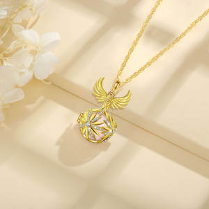 Harmony Ball Gold Angel Music Chime Wishing Ball Pregnancy Mexican Bola Kalung Liontin - Product Image 3