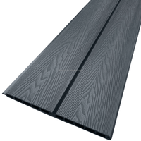 Vente en gros de panneaux de lattes en plastique composite en bois WPC pour l'extérieur Clôture facile à assembler avec un design de luxe pour les balcons Pelouse