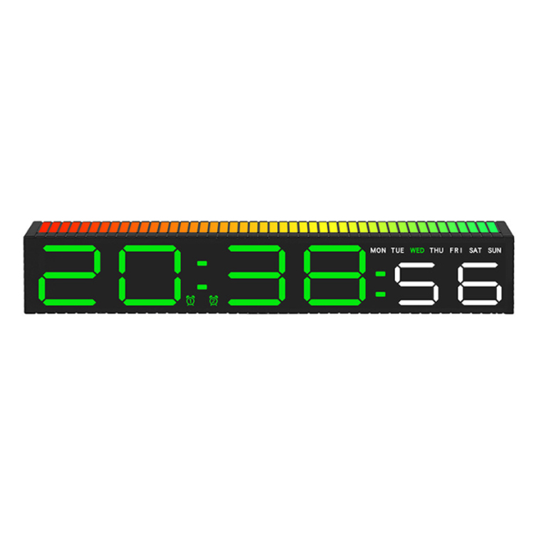 Carcasa negra, luz verde BZ-7346