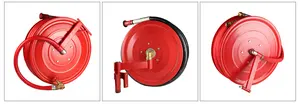 Durable HeavyDuty Fire Hose Reel With Spray Jet Nozzle Reliable Fire Fighting Solution For Industrial Use