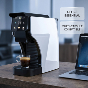 Machine à expresso semi-automatique compacte en plastique pour dosettes <span class=keywords><strong>ESE</strong></span>, pression de pompe 20 bars, pour petites entreprises et bureaux - Product Image 4