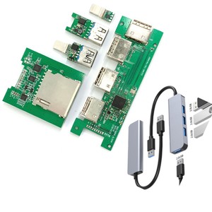 Placa de circuito impresa personalizada, <span class=keywords><strong>Hub</strong></span> <span class=keywords><strong>USB</strong></span>, <span class=keywords><strong>PCB</strong></span>, Cargador <span class=keywords><strong>USB</strong></span>, estación de acoplamiento, <span class=keywords><strong>PCB</strong></span> - Product Image 5