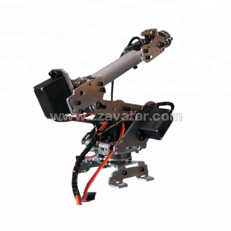 School education aluminium mechanical arm manipulator transfer arm 6 axis robot arm for sale