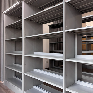 رف كتب فولاذي، خزانة كتب معدنية، رفوف معيارية للمدارس والمكتبات العامة - Product Image 4