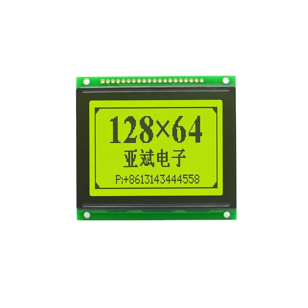 Высококачественный графический ЖК-дисплей 12864 128X64 с Ks0108, размер 78X70 мм