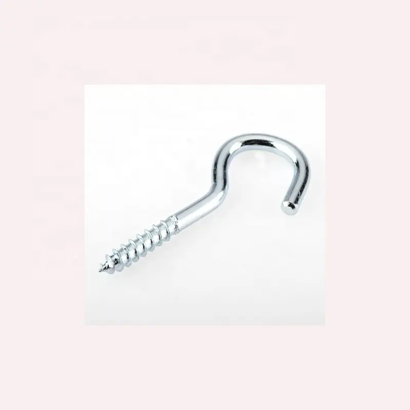 Factory Customized Carbon steel  stainless steel galvanized nickel plated high quality Screwed Ceiling Hook for wall