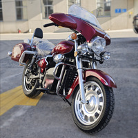 Moto électrique Cruise Retro Prince Style 72V 3000W 85 km/h 250 kg Portance 40-200 km Commuter Urbain