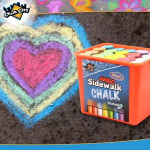 Craie City Sidewalk craie Jumbo Non toxique lavable Art Set 20 comptes - Product Image 3