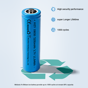 リチウム18650 3200mAh 3.7V充電式バッテリーセル500サイクル12ヶ月保証 - Product Image 3