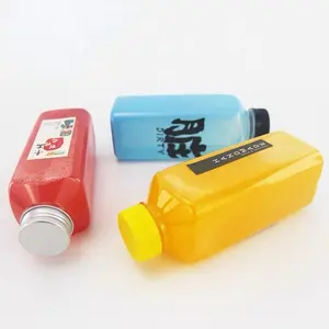 8/ 10/12/14/16 oz Bouteilles de jus en plastique carrées vides avec bouchons résistants à la température, Bouteille de boisson carrée transparente - Product Image 5