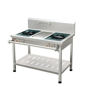 Estufa de Gas Comercial con 3 Quemadores para <span class=keywords><strong>Wok</strong></span> - Product Image 5