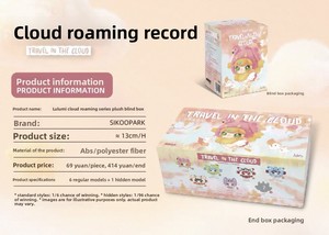 Nouvelle série de pendentifs en peluche LULUMI Travel in <span class=keywords><strong>the</strong></span> Cloud Wanderings, boîte mystère complète, figurine, jouet tendance, en stock, fabriqué en Chine - Product Image 6