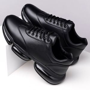 Wholesale Men's Casual Sports Leather Shoes Spring Autumn Ultra-Fine Fiber Safety <b>Boots</b> Low-Chest <b>Platform</b> Breathable Light - Product Image 4