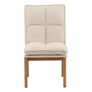 Minimalist Solid Wood Comfortable Cushion Armless Restaurant Chair Beka Upholstery Dining Chair Set for Home - Product Image 2