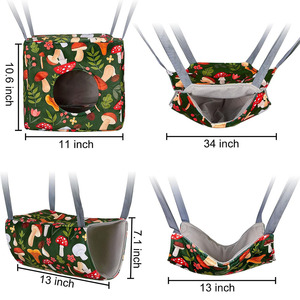 <span class=keywords><strong>Cage</strong></span> à furet Rat lavable hamac suspendu tunnel profond cachette couverture carrée doux cochon d'inde Rat sucre planeur <span class=keywords><strong>Cage</strong></span> à écureuil furet - Product Image 5