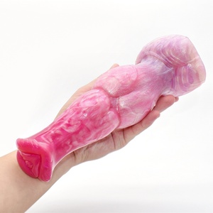 NNSX Juguete Sexual Monstruoso, Dildo Alienígena, Dildo de Perro y Caballo, con Ventosa, Varita de Silicona Suave, Juguete para Orgasmo Vaginal y Anal para Adultos - Product Image 6