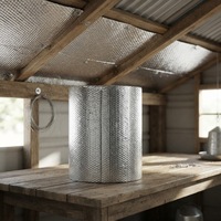 Matériau d'isolation en feuille bulle réfléchissante moderne avec R4.0 et respectueux de l'environnement pour les nichoirs à canards et les abris à oies en élevage avicole