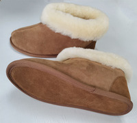Sepatu Bot Bulu Domba Asli Penjualan Terlaris, Sepatu Rumah Bulu Domba Australia Lembut untuk Musim Dingin, Unisex