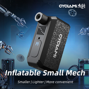 Pompe à vélo <span class=keywords><strong>électrique</strong></span> portable CYCLAMI AM6 <span class=keywords><strong>Mini</strong></span> haute pression 130 PSI légère et rapide avec valves Presta/Schrader - Product Image 2