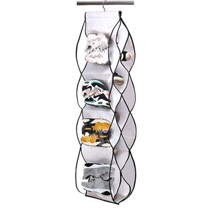14 Clear Pockets Hanging Shoe Organizer Storage Bag for Handbags or Purse <b>Clothes</b> <b>Boxes</b> Product Type - Product Image 1