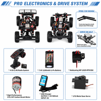 Vente en gros RGT Explorer 136161DF 1/16 2.4G Voiture RC modèle métallique Rock Crawler Monster Truck 4x4 Prête à l'emploi