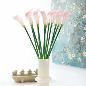 Lys Calla Artificiels Réalistes en EVA Effet Naturel Blancs en Gros pour Centre de Table Mariage Fête Décoration Maison - Product Image 6