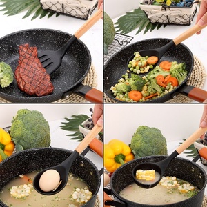 46 Pcs <b>Kitchen</b> <b>Gadgets</b> Heat Resistant Stainless Steel <b>Kitchen</b> Utensils Set Nonstick Silicone <b>Kitchen</b> Utensils Set With Holder - Product Image 3