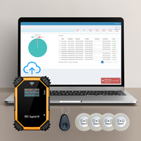 HUAguard HUA-K2 GPRS Guard Tour Monitoring Security System IP67 Protection 3.7V Rechargeable Battery RFID Light+Sound/Vibration
