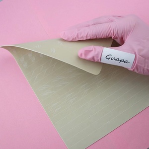 Trazos de pelo básicos, Microblading, <span class=keywords><strong>sin</strong></span> tinta, práctica de <span class=keywords><strong>piel</strong></span>, doble cara, diseñado para práctica de cejas, tatuaje de látex - Product Image 6