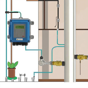 DN15 ~ DN6000mmの安価な超音波流量計<span class=keywords><strong>Tuf</strong></span>-2000クランプに流量計壁に取り付けられた超音波流量計<span class=keywords><strong>Tuf</strong></span> 2000b - Product Image 1