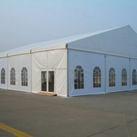 Tentes d'entrepôt de haute qualité, chapiteau temporaire, stockage industriel, structure en aluminium, chapiteau de vente