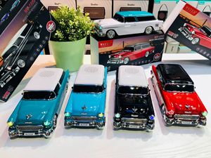 1500MAh Cổ Điển Cổ Điển Thiết Kế Xe WS-1955 Không Dây Máy Tính Để Bàn Đảng Bt Xách Tay FM Đài Phát Thanh Mini Karaoke Loa Với FM Đài Phát Thanh - Product Image 5