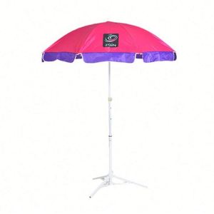 Sombrilla de Playa Plegable de Alta Calidad en Hierro/Acero Inoxidable, con Logotipo Personalizado, para Exteriores, Camping, Patio, Manual, Promocional - Product Image 5