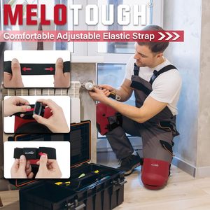 Genouillères MELOTOUGH pour hommes, genouillères de charpentier, genouillères rouges, genouillères personnalisées, genouillères en EVA, genouillères légères - Product Image 5