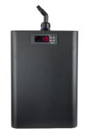 Refroidisseur d'eau de chauffage à double filtre Compresseur de désinfection à l'ozone Refroidisseur d'eau plongeant dans la glace Aquarium Fish Tank